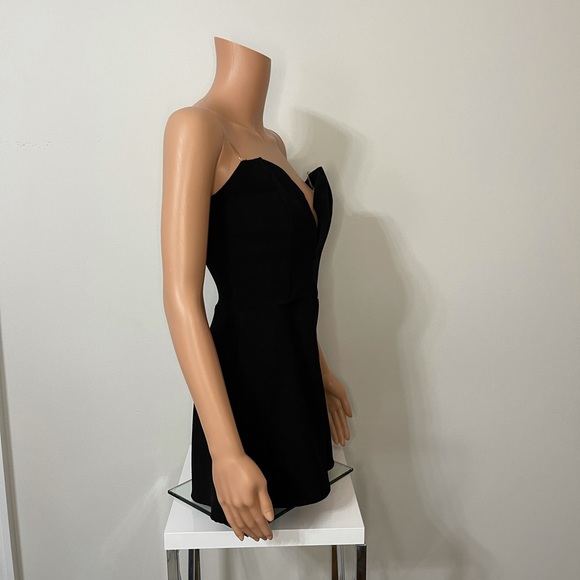 Sole Mio black zip back romper sz S - Picture 2 of 4